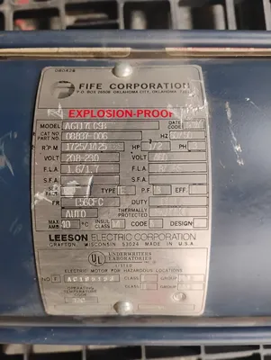 FIFE CORPORATION A6T17EC9B ELECTRIC MOTORS | ESS Industrial Equipment Sales (4)