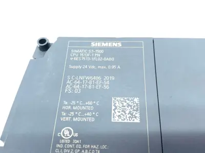USED SIEMENS SIMATIC S7-1500