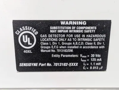 Sensidyne 7013182-1 SensAlert 2 Wire Gas Transmitter Module New