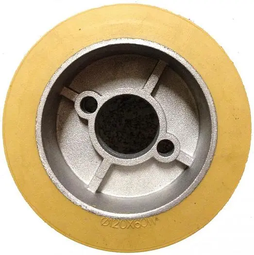 Rubber Power Feeder Wheels 4-3/4"