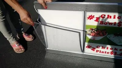 63" Menu Billboard advertising Light board led opening