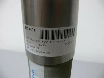 USED SAINT-GOBAIN 316L STAINLESS STEEL FLANGE HOSE GFDA 2" X 2" X 18-3/8