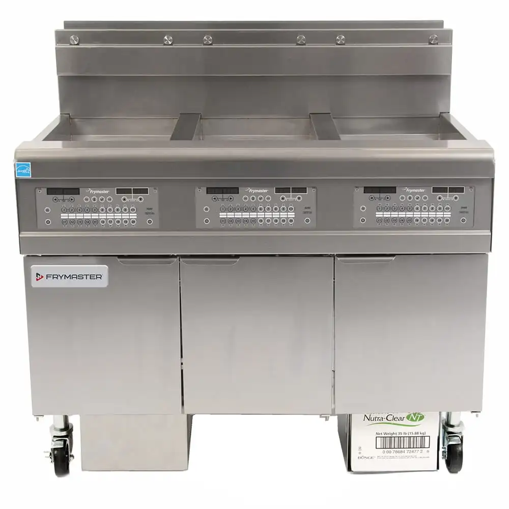 Frymaster FPGL330CA Gas Fryer - (3) 30 Lb Vats, Floor Model, Natural Gas