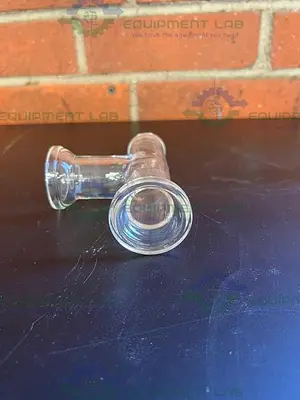 USED BUCHI AG BOROSILICATGLAS 3.3 KATALOG 8801 TEE FITTING 31MM X 50MM X 50MM