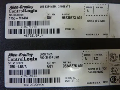 USED ALLEN BRADLEY 1756-L55 SER A