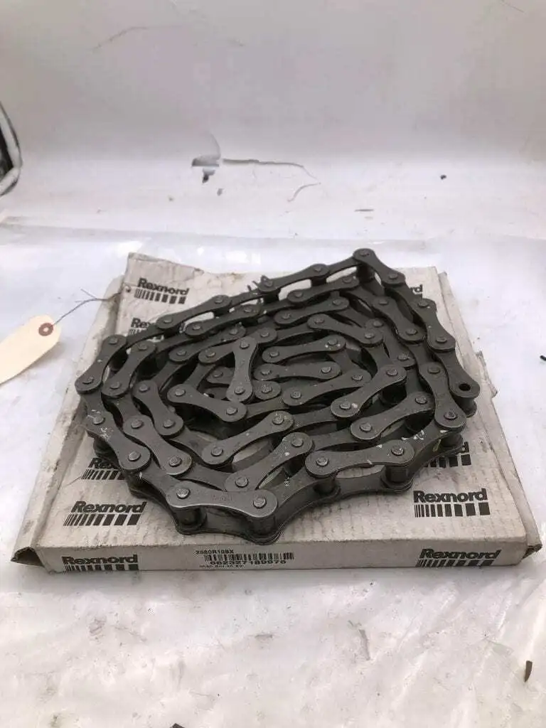 Rexnord 2080R10BX Double Pitch Riveted 10ft Roller Chain; 2″ Pitch -NIB