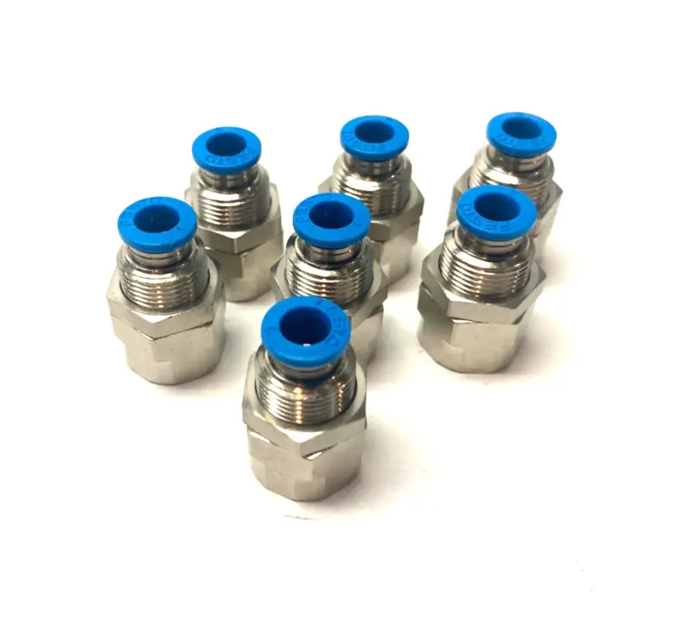 Used FESTO BULKHEAD PUSH-IN FITTING G1/4" X 6MM TUBE Hoses | Maverick Industrial Sales #1112018