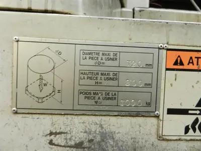 USED MAZAK H500 DOUBLE PALLET 500 X 500MM