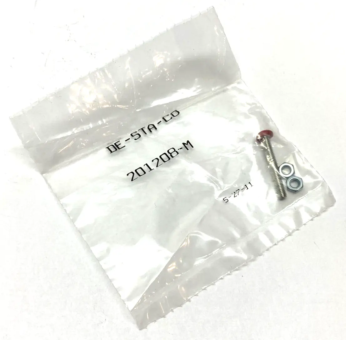 201208-M | Destaco  Replacement Spindle Flat-Tip Cap Bonded Neoprene - New