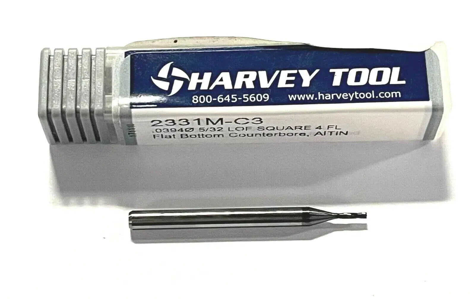Harvey Tool .3940 Solid Carbide Counterbore Flat Bottom AltIn 4FL 2331M-C3 USA