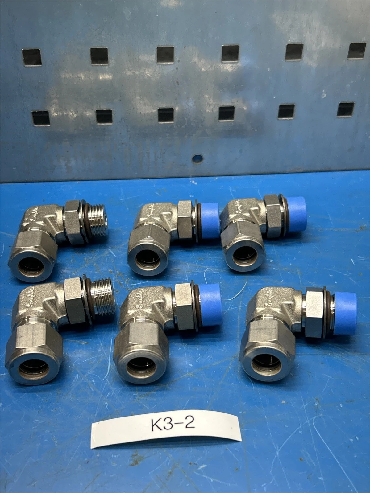 Lot of 6 Swagelok Elbows 3/8" MNPT 316SS NNB Fast Shipping! + Warranty