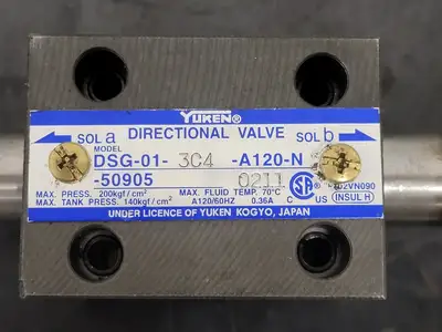 USED YUKEN DSG-01-3C4-A120N-50905