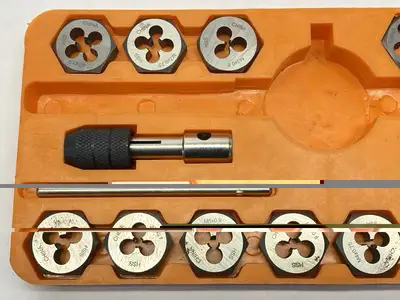1011-0005 Tap & Die Set 3mm-12mm MISSING PARTS
