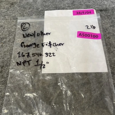 New | in-Stock George Fisher 167.546.322 Valves/Fittings California US | Davliegogo LLC #1729511