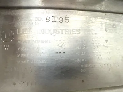 2000 LEE 300 Gallon Double Motion Mix Kettle Model 300D9MS TANKS / KETTLES | EcReCon Inc (5)