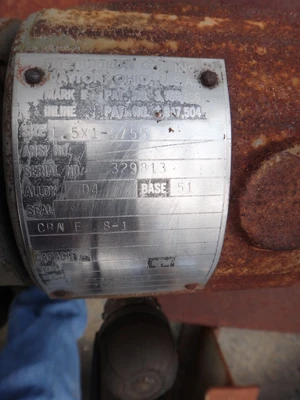 Durco MKII 1.5X1X6 D4 Centrifugal Pump