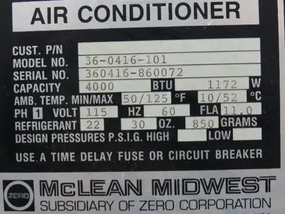 Used MCLEAN MIDWEST _UNKNOWN_ HVAC Parts and Equipment Indiana US | Arrow Industrial #633408