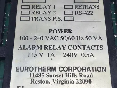 USED EUROTHERM CONTROLS 842/0/1/0/0/0/1/AJF000