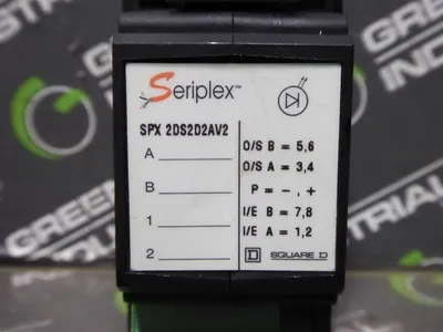 Seriplex / Square D SPX 2DS2D2AV2 Bus Control Module Version 2.0 Used
