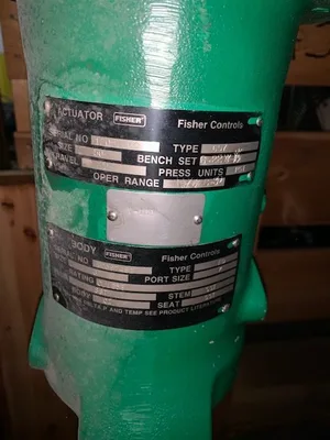 Fisher 6"-125# Type ED Globe Control Valve, New Storeroom Spare