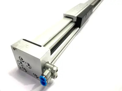 USED FESTO LINEAR ACTUATOR SLIDING GUIDE 950MM STROKE DBL-ACTING 532448