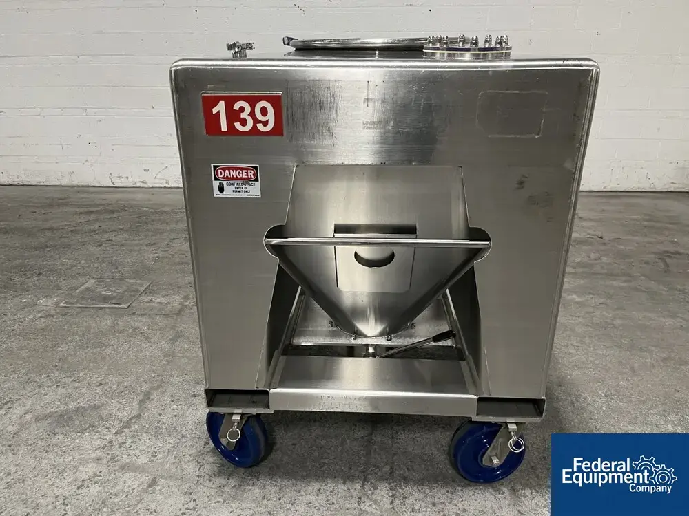 USED TOTE Systems 48" x 42" x 10"  Tote Systems Stainless Steel Transfer Bins