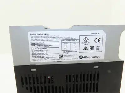 Allen Bradley 25B-D4P0N104 PowerFlex 525 AC Drive 1.5kW 2Hp 480V 3ph FRN 3.001