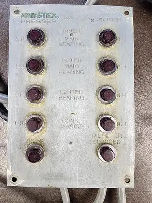 Minster Monitor Flow Lube System Indicator w Cable