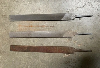 Lot of 3 Tome Feteira Portugal Files 14” x 1.5” Heavy Duty Welding Forging Knife