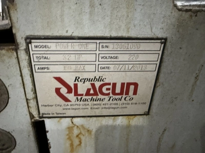LAGUN Big Bore Heavy Duty Lathe, in good used condition, visible under power, video, POA