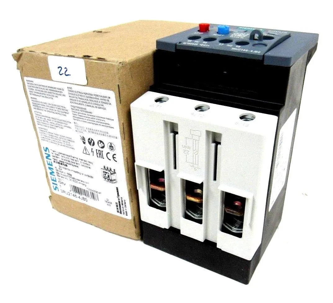 NEW SIEMENS 3RU2146-4JB0 OVERLOAD RELAY 3RU21464JB0