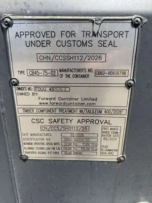 Used 2026 _UNKNOWN_ _UNKNOWN_ Shipping Containers California US | Commerce Truck Equipment Sales #1548719