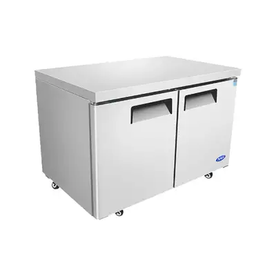 New | in-Stock Atosa New Atosa MGF8406GR 48'' (2) Door Undercounter Freezer Undercounter Freezers Illinois US | Falcon Restaurant Supply #1375437