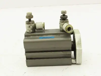Fabco GTND-032-035-V Pneumatic Tooling Cylinder 35mm Stroke Guided Toolplate