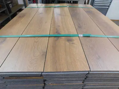 8" x 48" Click Plank Brown Laminate Water Proof Flooring (826 sq.ft)