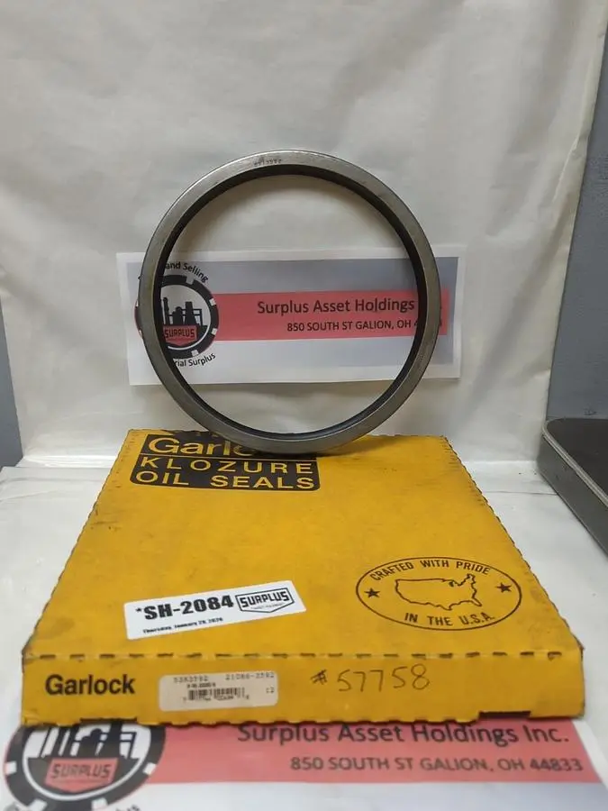 New | in-Stock GARLOCK KLOZURE 21086-3592 Pump & Valve Parts Ohio US | Surplus Asset Holdings #1237009