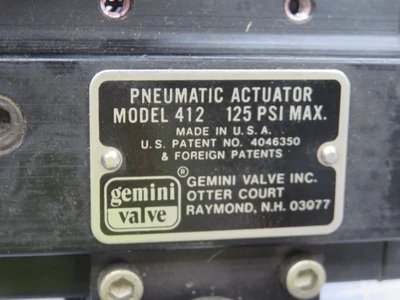 New | in-Stock GEMINI VALVE _UNKNOWN_ Valves/Fittings | OCO Industrial #1733224