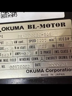 USED OKUMA BL-MP400J-20S