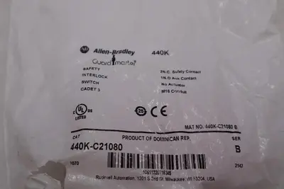 NEW ALLEN BRADLEY 440K-C21080 SERIES B SWITCH STOCK H1128A