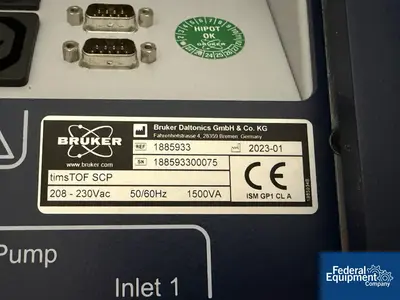 Used Bruker Bruker timsTOF SCP LC-MS Spectrometer Spectrometers Ohio US | Federal Equipment Company #1337928