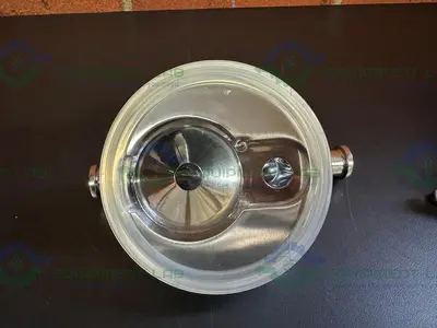 USED FLT STAINLESS STEEL SINGLE CARTRIDGE JACKETED FILTER HOUSING