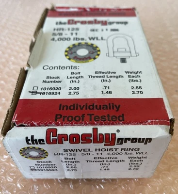 NEW Crosby Group 1016924