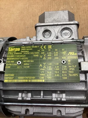 Lenze EN60034 3 Phase Motor -NOS