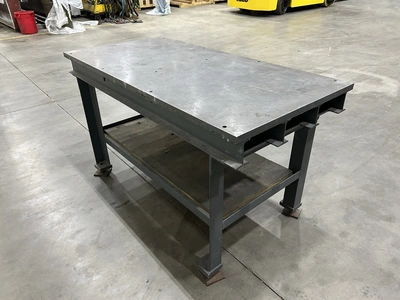 Welding Table, 60.5″ length x 30″ width x 34.25″ height