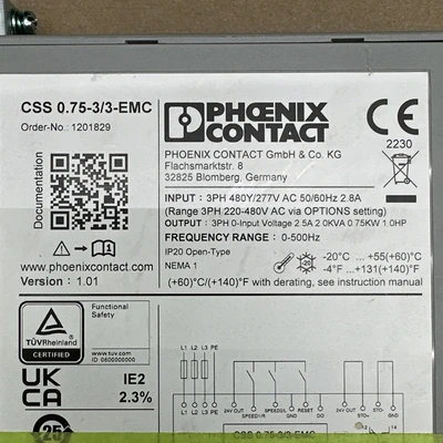 USED Phoenix Contact 1201829
