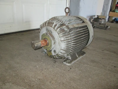 15 HP Electric Motor, 1170 RPM, 230/460V