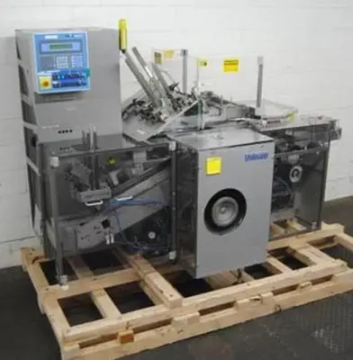 Uhlmann model C100 Cartoner with blister feed