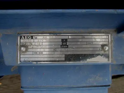 Pump, Centrif., 18 kW, C/st, Ritz, Mdl 50-200.1NF (2) #S739828