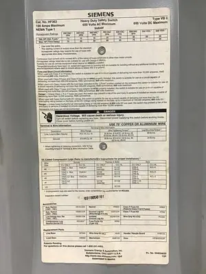 USED SIEMENS HF363
