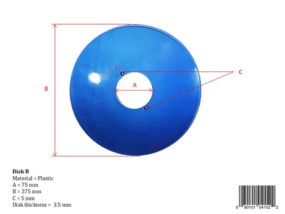 USED PRO-FILL INC DISK B (275MM X 75MM)